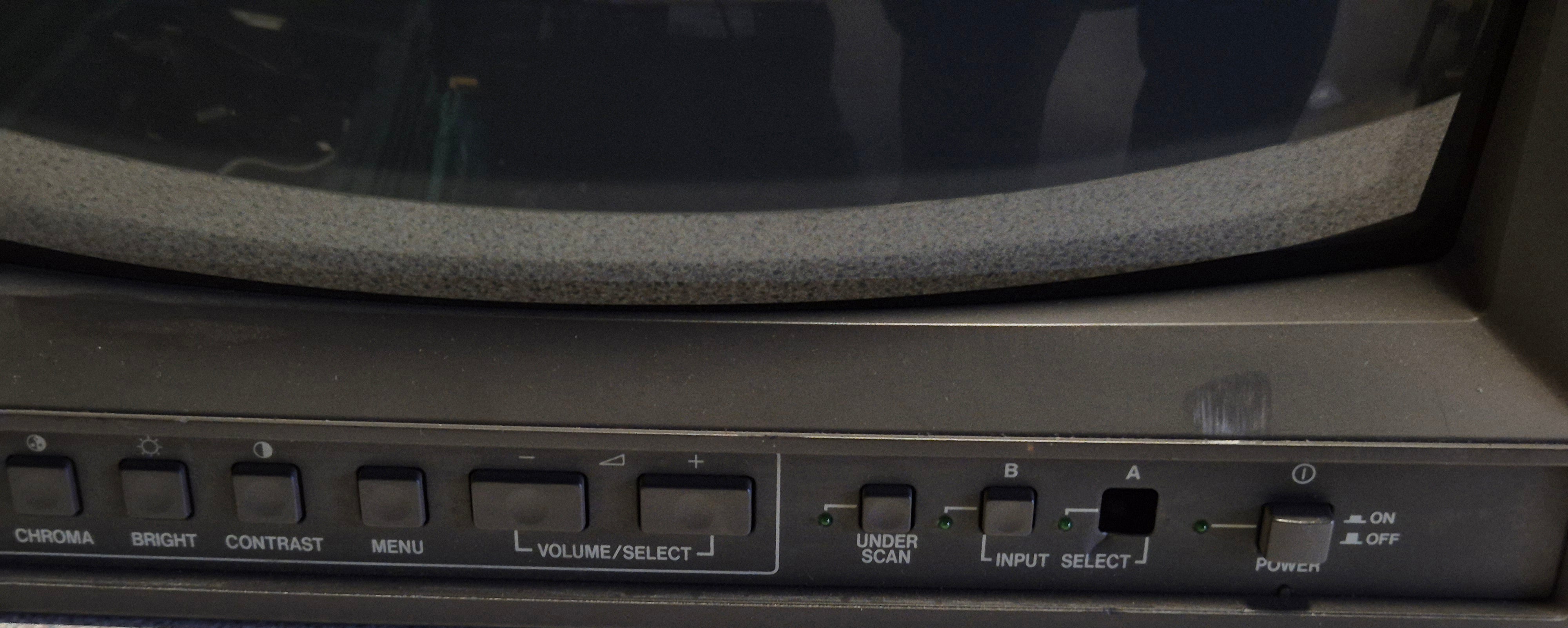 JVC TM-H140PN Colour Video Monitor - Broken Plastics Power on and menu display only tests complete SPR