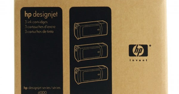 HP 90 775ml Black Ink Cartridges 3-Pack ( C5095A ) NEW OLD STOCK FINAL SALE