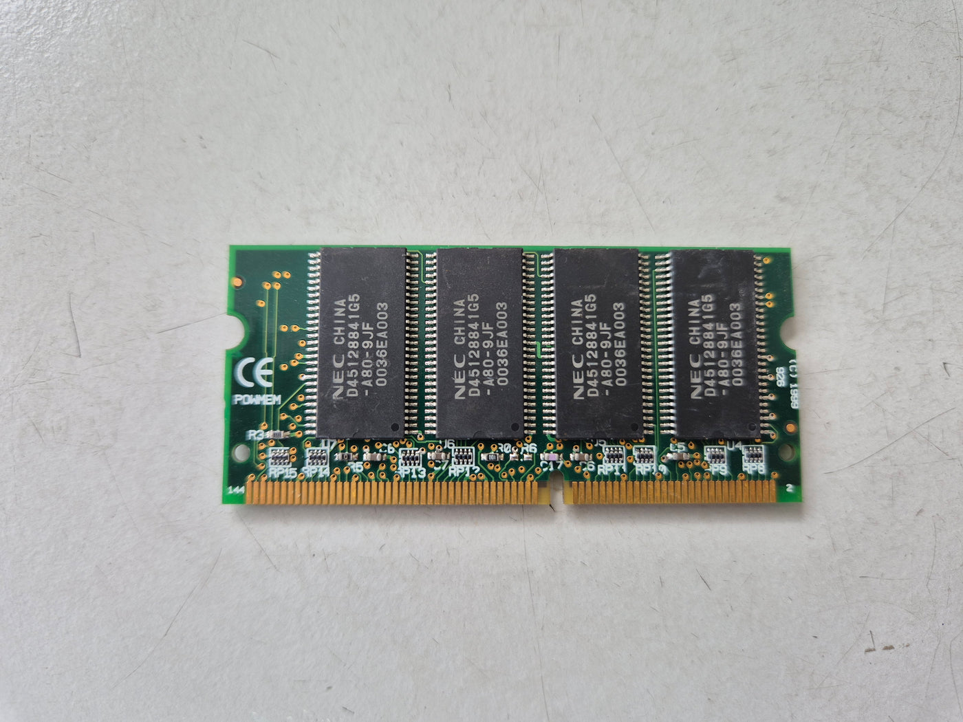 Wintec 128MB PC100 100MHz Non-ECC Unbuffered 144-Pin SODIMM ( W9R316647LA-322K ) REF