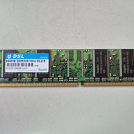 DSL 256MB PC2700 DDR 333MHz CL2.5 DIMM REF