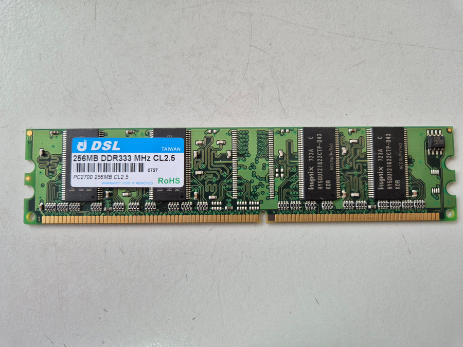DSL 256MB PC2700 DDR 333MHz CL2.5 DIMM REF