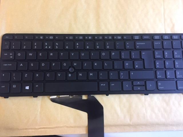 HP Replacement Keyboard Z Book 15 English (733688-031)
