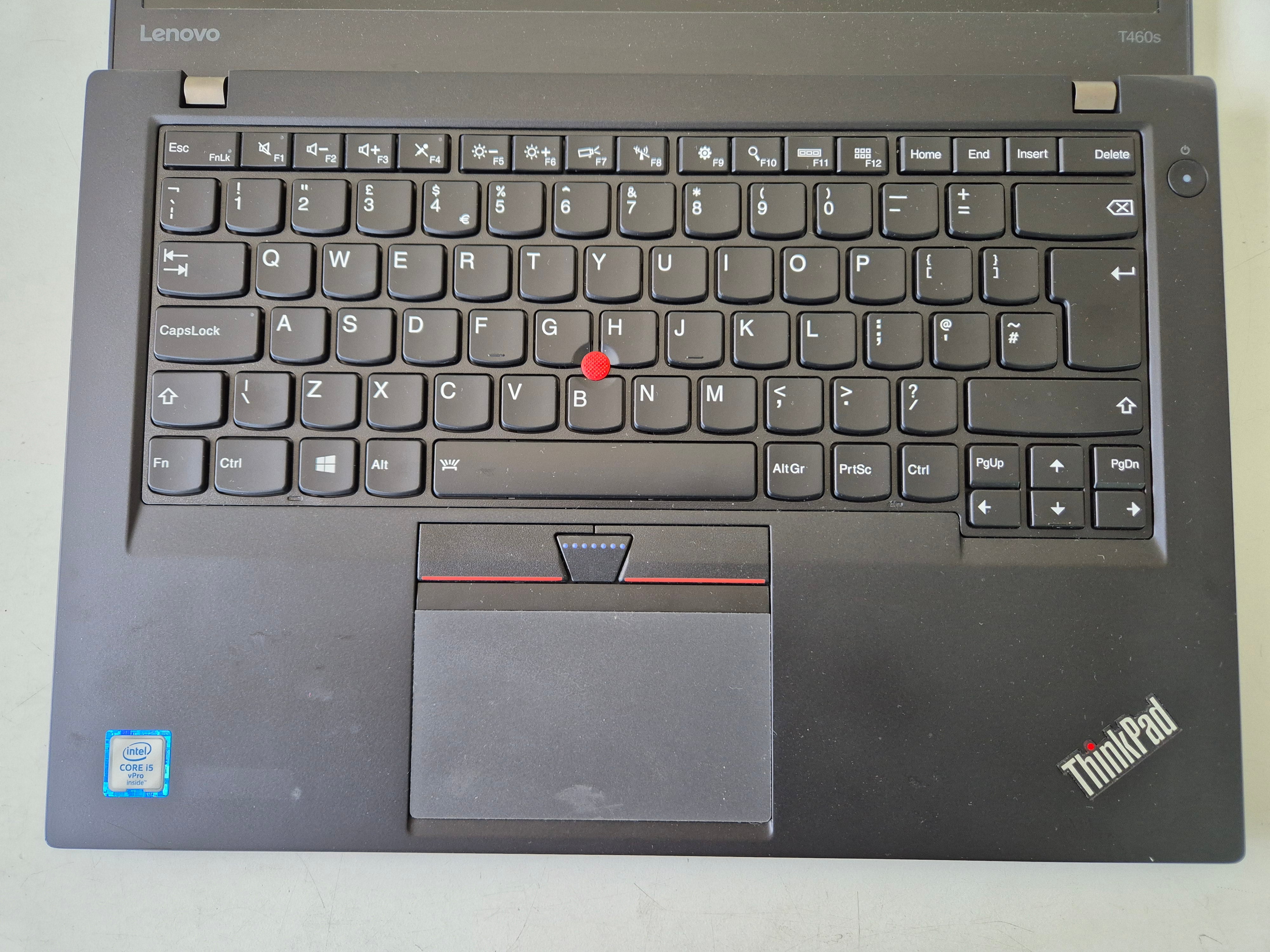 Lenovo Thinkpad T460s 250GB SSD 4GB RAM i5-6300U 2.4GHz Win10 14" USED 