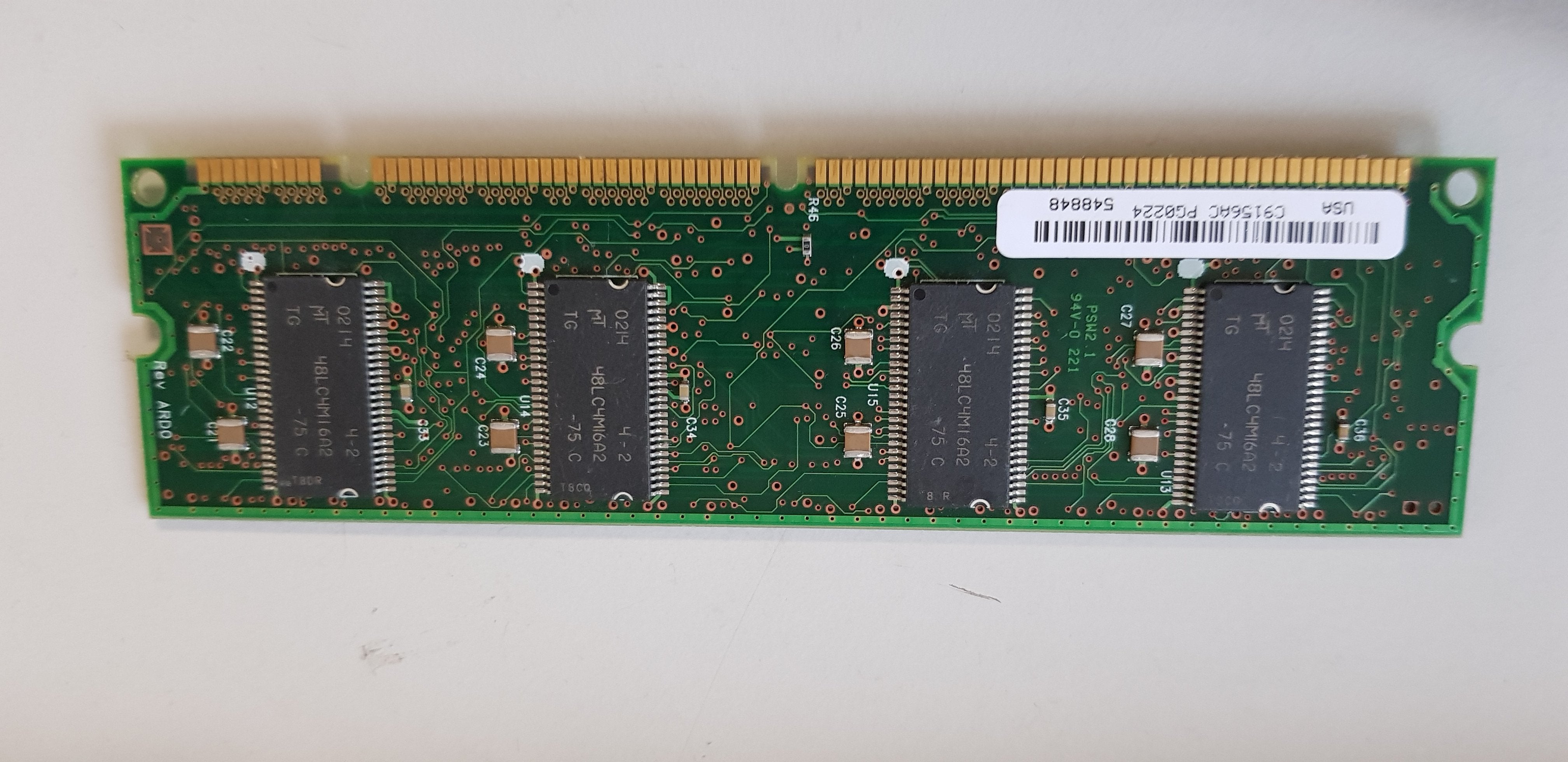 HP 16MB Flash / 32MB SDRAM DIMM Firmware for Laserjet 4600 (C9156AC)