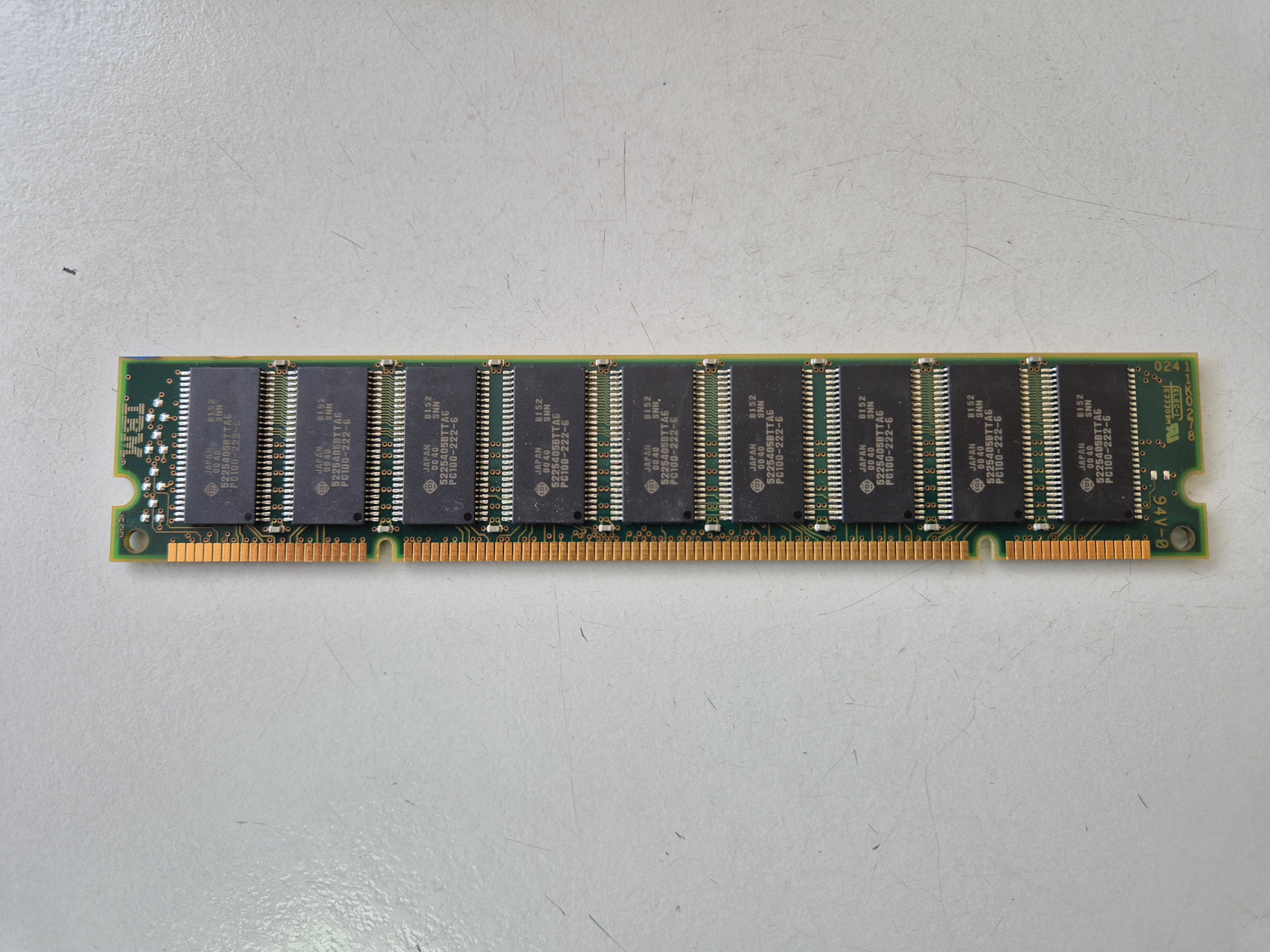 IBM 512MB 100MHz PC100 ECC CL2 200-Pin DIMM Memory Module ( 09P0482 ) REF