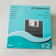 Q Connect 2HD IBM formatted 1.44MB Floppy Diskettes x10 ( KF00122 ) NEW