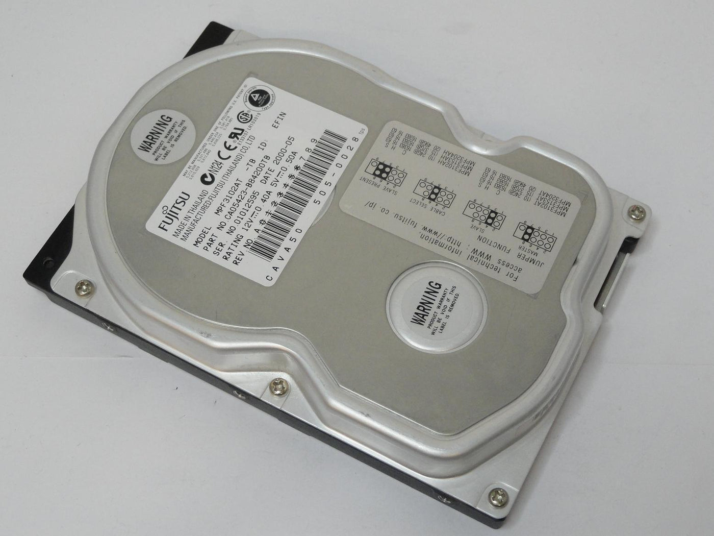 Fujitsu 10.2GB IDE 5400rpm 3.5in HDD ( CA05423-B84200TB MPF3102AT ) REF