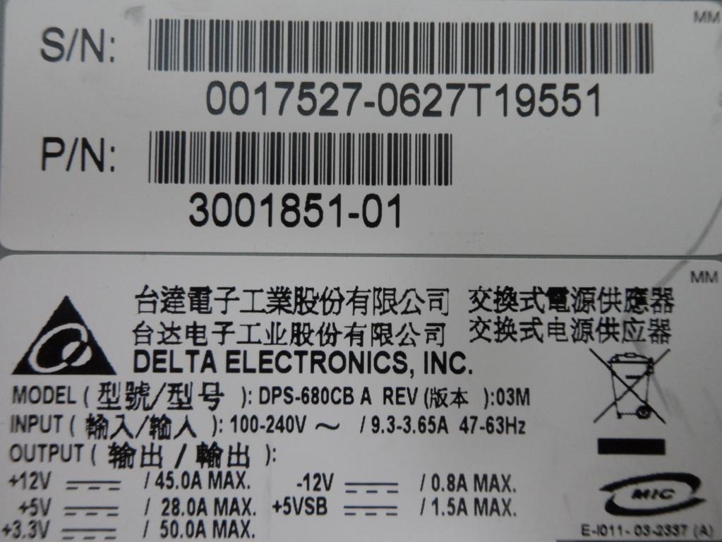 PR18451_300-1851_Sun V440 PSU ROHS 300-1851 680W - Image2