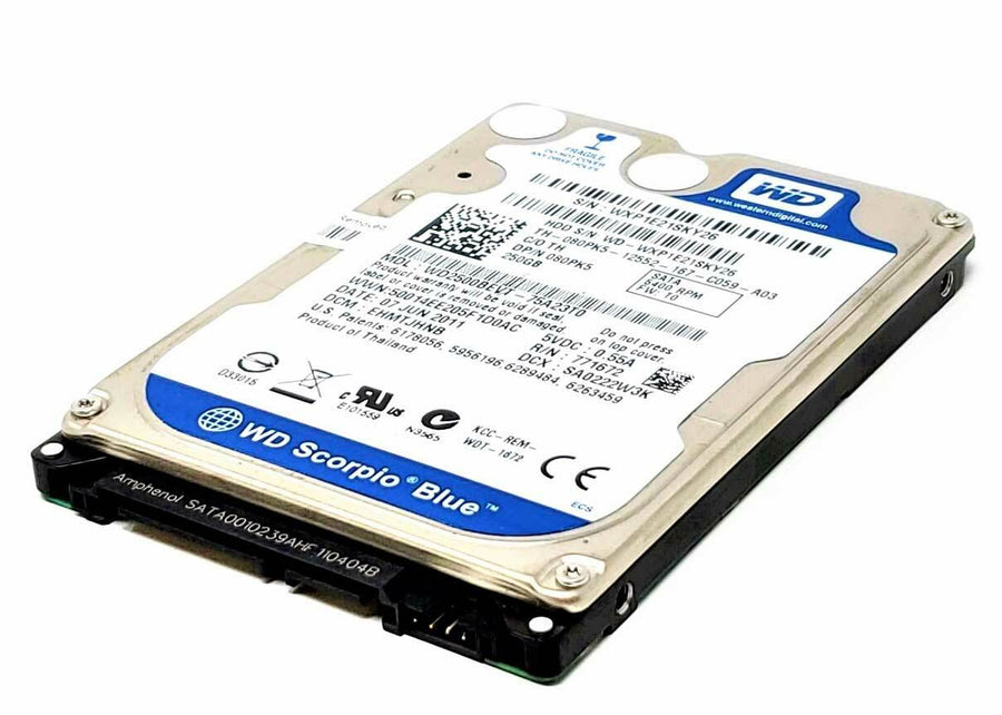 Western Digital Dell 250GB 5400RPM SATA HDD ( WD2500BEVT-75A23T0 080PK5 ) REF