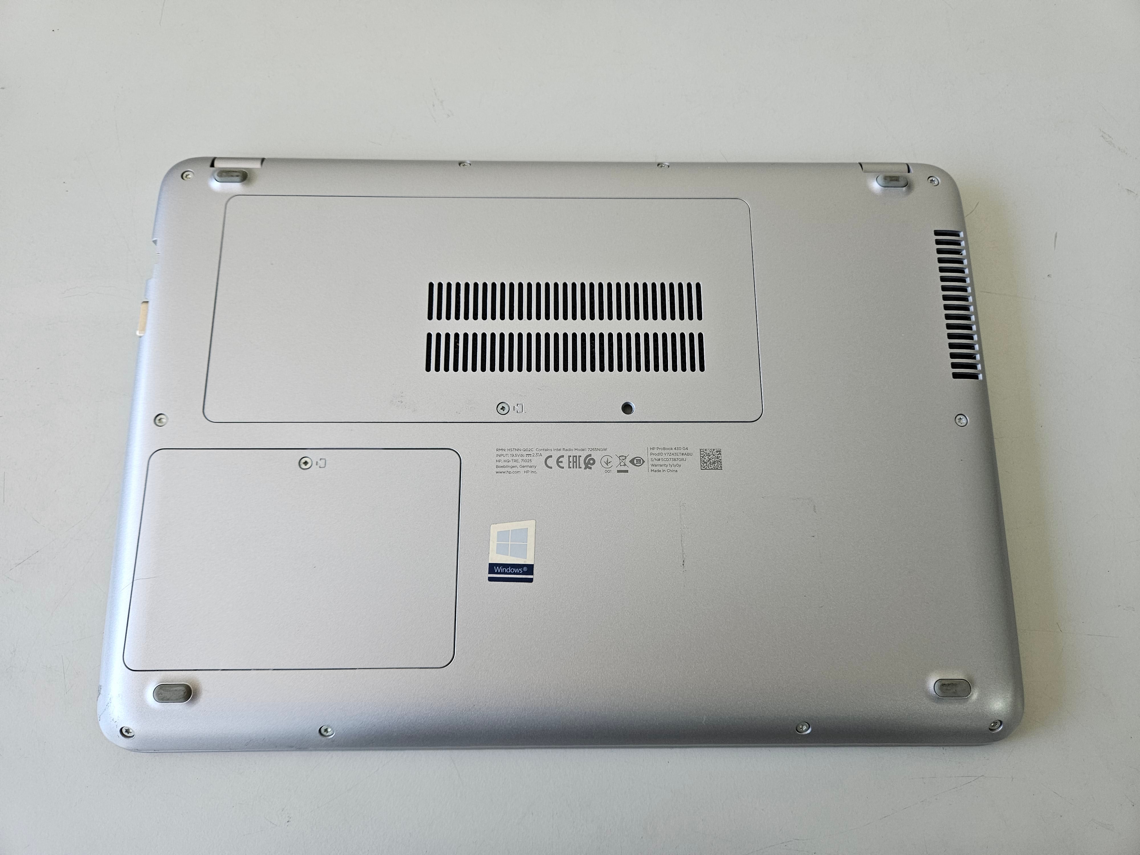 HP ProBook 430 G4 120GB SSD 4GB RAM i5-7200U 2.6GHz Win11 Pro 13.3" Laptop ( Y7Z43ET#ABU ) USED
