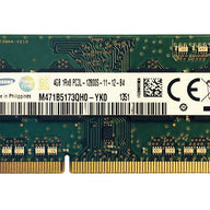 Samsung Lenovo 4GB PC3-12800 DDR3-1600MHz non-ECC Unbuffered CL11 204-Pin SoDimm ( M471B5173QH0-YK0 03T7117 ) REF