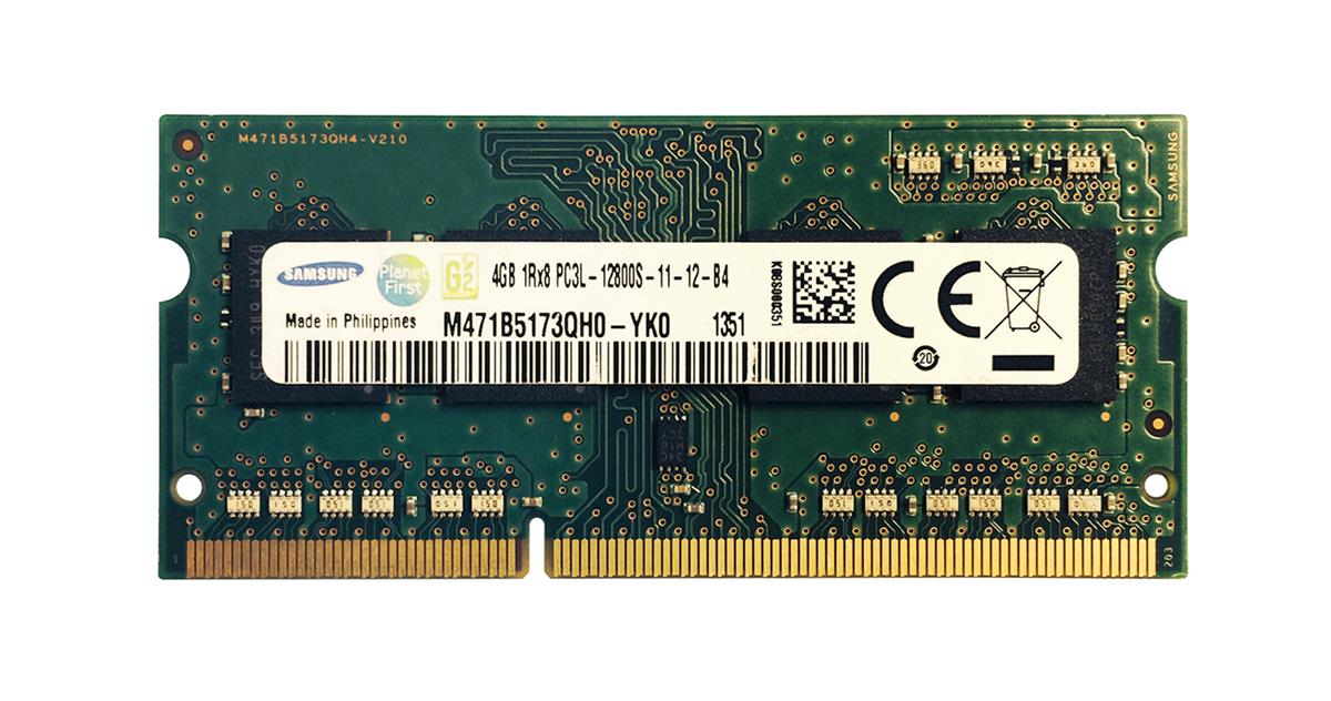 Samsung Lenovo 4GB PC3-12800 DDR3-1600MHz non-ECC Unbuffered CL11 204-Pin SoDimm ( M471B5173QH0-YK0 03T7117 ) REF