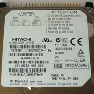 Hitachi 15GB IDE 4200rpm 2.5in HDD ( DK23CA-15 ) REF