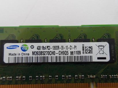 Samsung PC3-10600 4GB ECC Reg ( M393B5270CH0-CH9Q5 591750-171 595096-001 ) REF