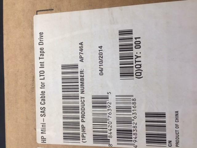 HP StorageWorks Mini SAS Cable for LTO Internal Tape ( AP746A 518885-001 ) NEW