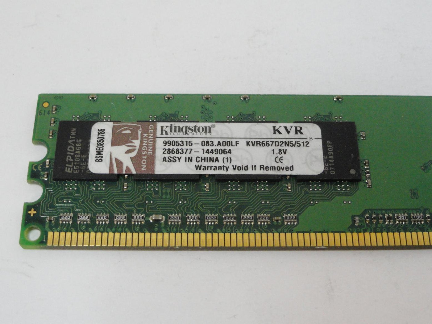 PR25410_9905315-083.A00LF_Kingston 512MB PC2-5300 DDR2-667MHz DIMM RAM - Image3