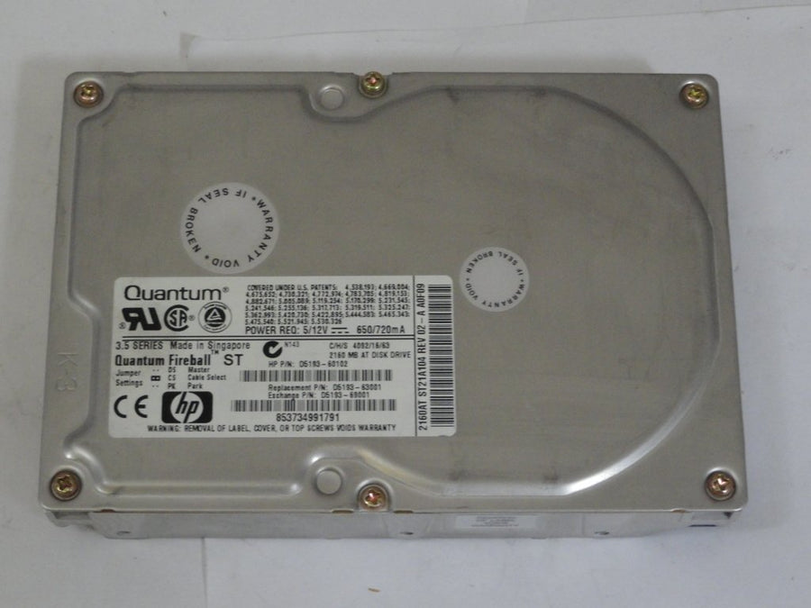 ST32A013 - Quantum 3.2GB IDE 3.5" HDD - Refurbished