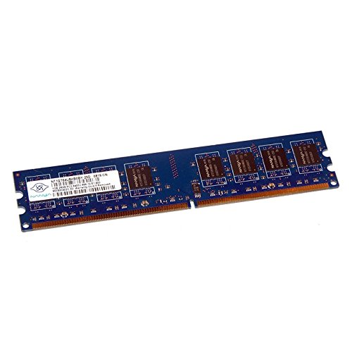 Nanya 1GB DDR2-800/PC2-6400 240-Pin CL6 Dual Rank x8 Non-ECC Unbuffered DIMM ( NT1GT64U8HB0BY-25D ) REF