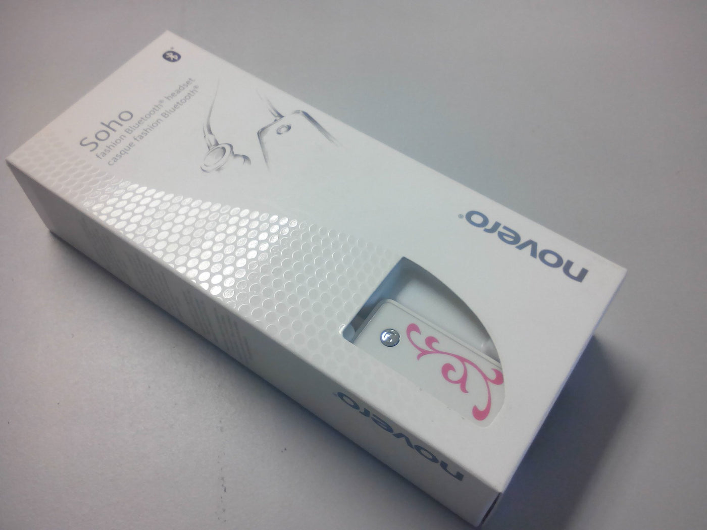 Novero Soho Twig Bluetooth Headset - White / Rose - PC User | PC Parts And Spares | FREE UK DELIVERY