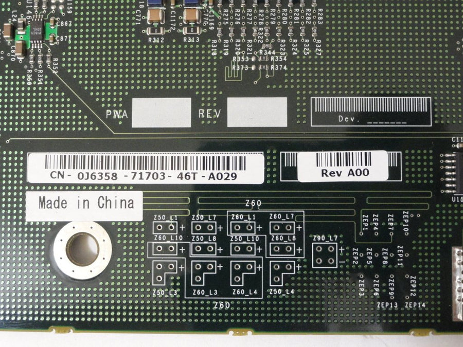 PR12174_0J6358_Dell I/O Board From PowerEdge 6650 Rev A00 - Image2
