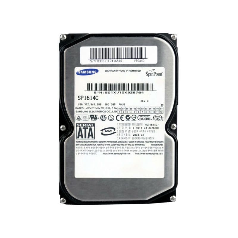 Samsung HP 160GB SATA 3.5" 7200rpm HDD ( SP1614C 350389-001 ) REF