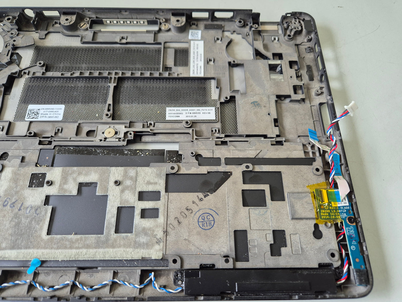 Dell Latitude E7250 Bottom Plastics/case panel USED