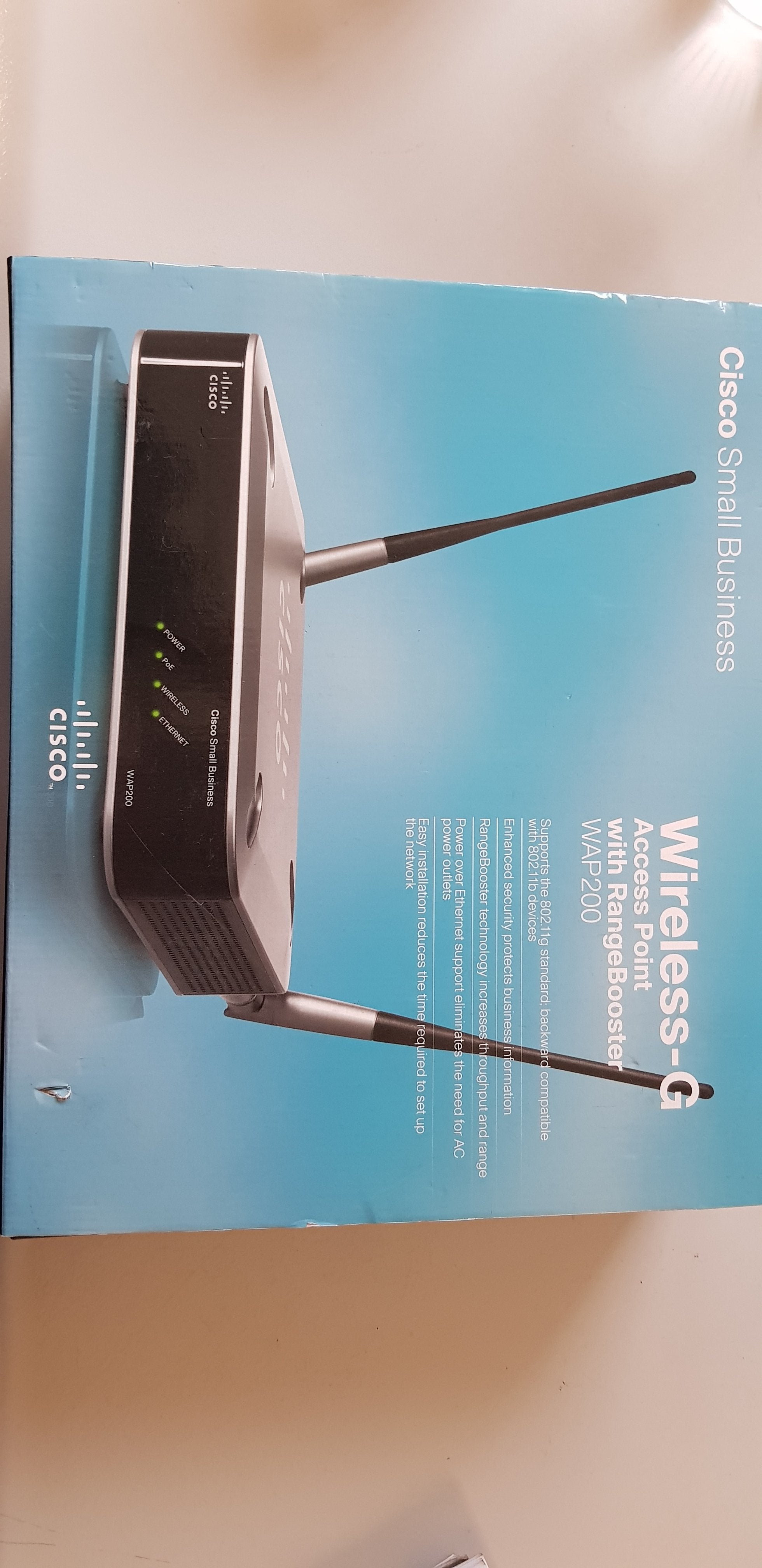 Cisco Wireless-G Access Port (WAP200-UK)