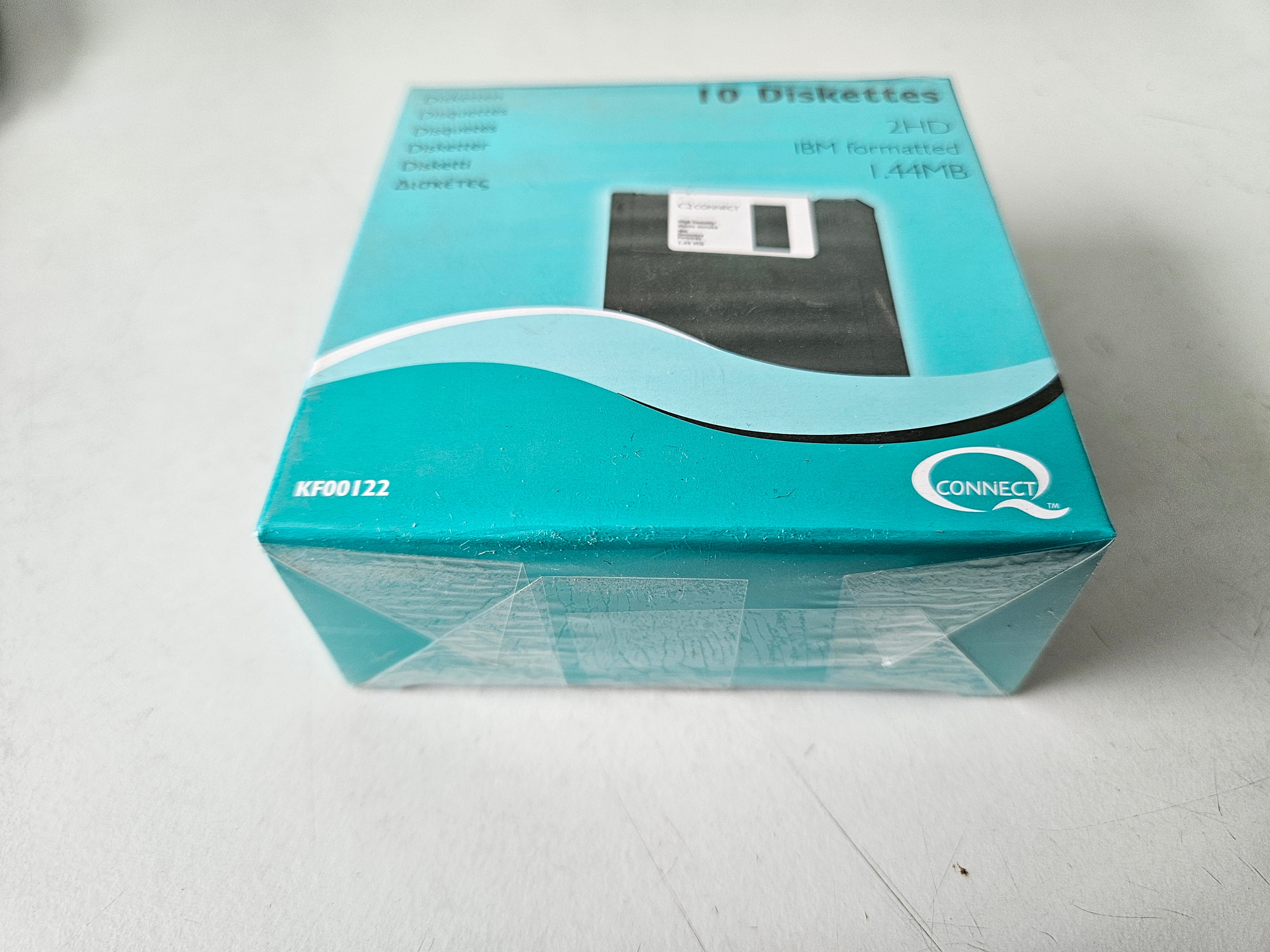 Q Connect 2HD IBM formatted 1.44MB Floppy Diskettes x10 ( KF00122 ) NEW