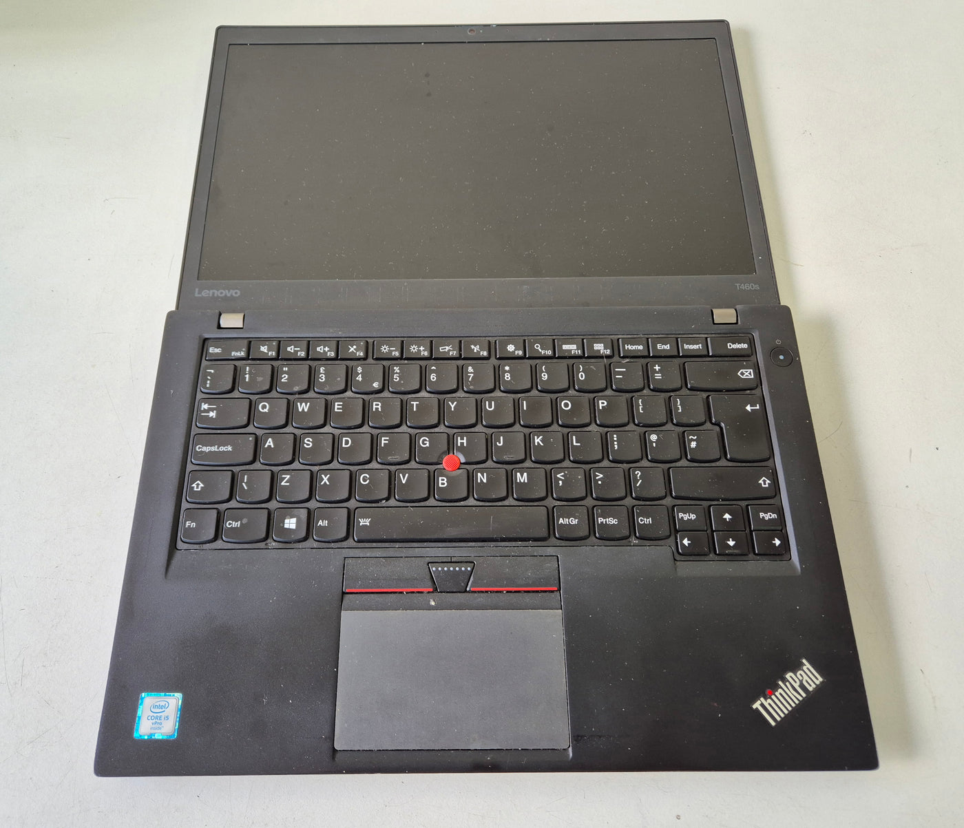 Lenovo ThinkPad T460s 250GB SSD 8GB RAM i5-6300U 2.4GHz Win10 14" FAIR BATTERY - USED