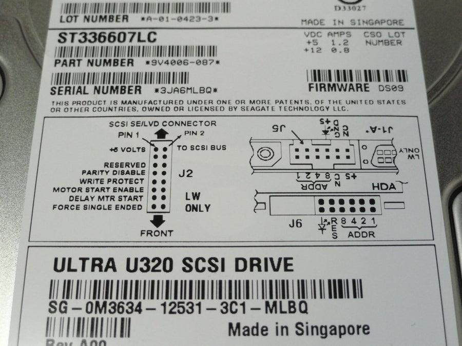 9V4006-087 - Seagate Dell 36GB SCSI 80 Pin 10Krpm 3.5in Cheetah HDD in Caddy - Refurbished