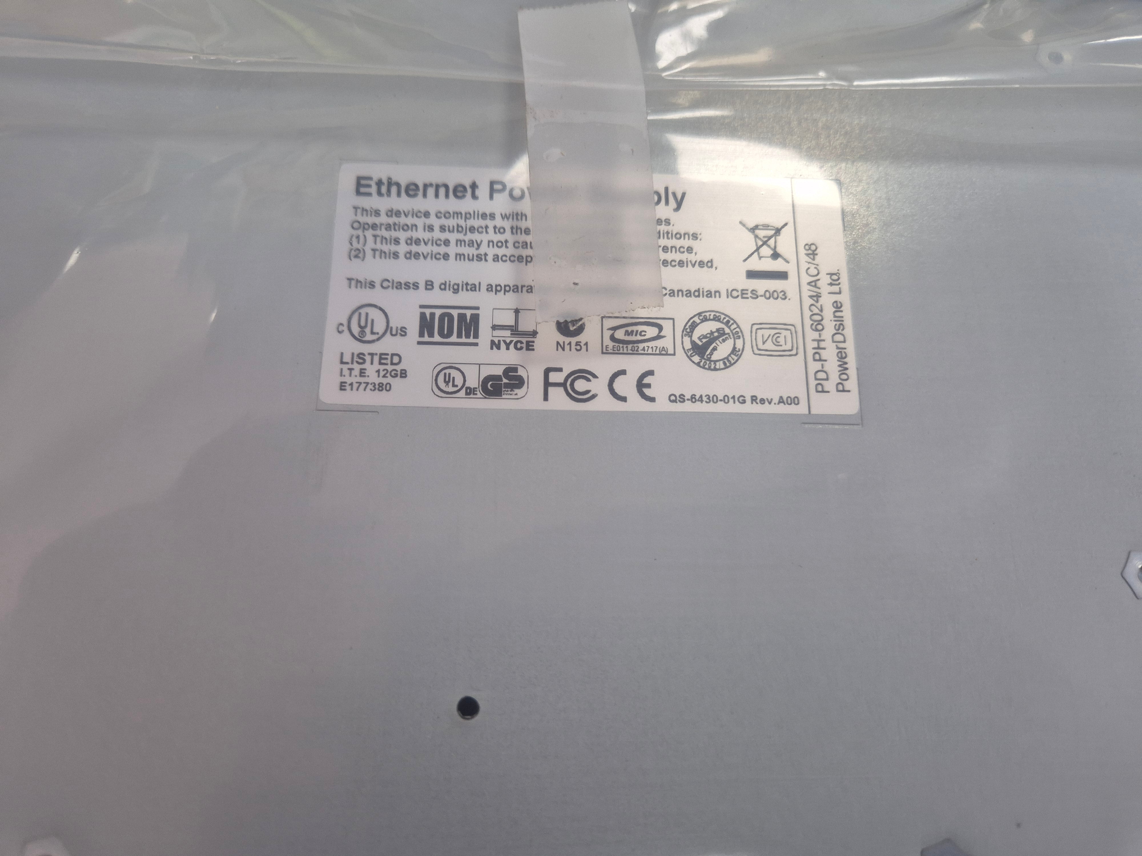 3Com PoE Multiport Midspan Solutions Ethernet Power Supply ( 3CNJPSE24 ) NOB