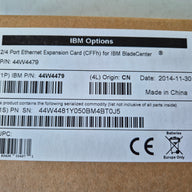 IBM 2/4 Port Ethernet Expansion Card (CFFh) for IBM BladeCenter ( 44W4479 44W4481 ) NOB