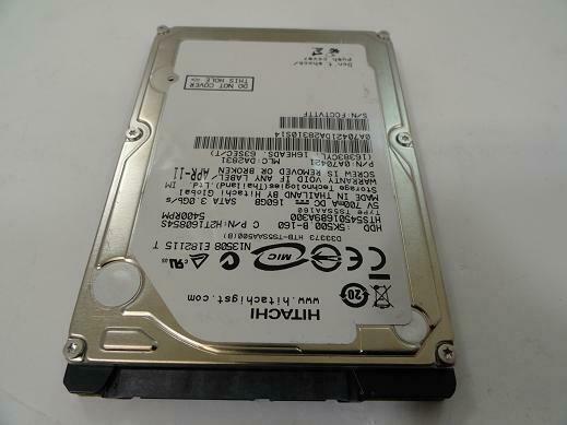 Hitachi 160GB SATA 5400rpm 2.5in HDD ( 0A71701 HTS545016B9A300 ) USED