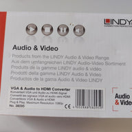 Lindy VGA and Audio to HDMI Converter (38095)