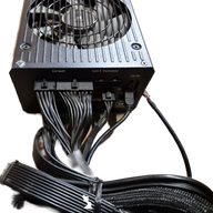 Corsair RM1000i 1000W Fully Modular PSU + Cables ( CP-9020084 75-010837 RPS0010 ) USED