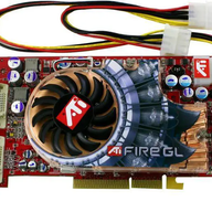 ATI FireGL X2-256T AGP Video Card ( 102A2340101 180450 044676 ) USED