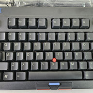 IBM RT3200 US Black Space Saver II PS/2 Wired Keyboard ( 37L0888 ) REF
