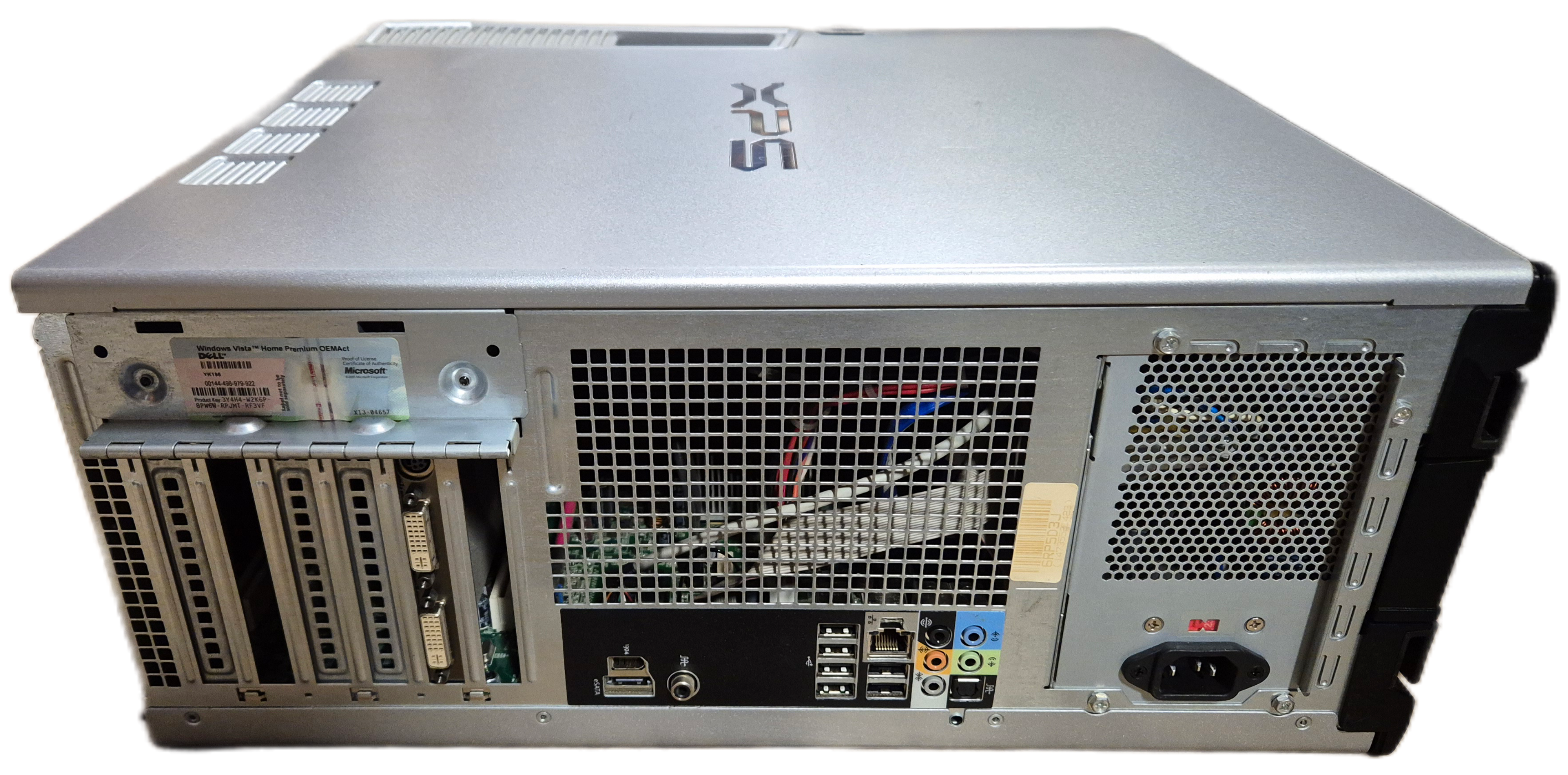 Dell XPS 420 2x1TB HDD 8GB RAM DVD Core 2 Duo 3.16GHz NO OS PC USED 