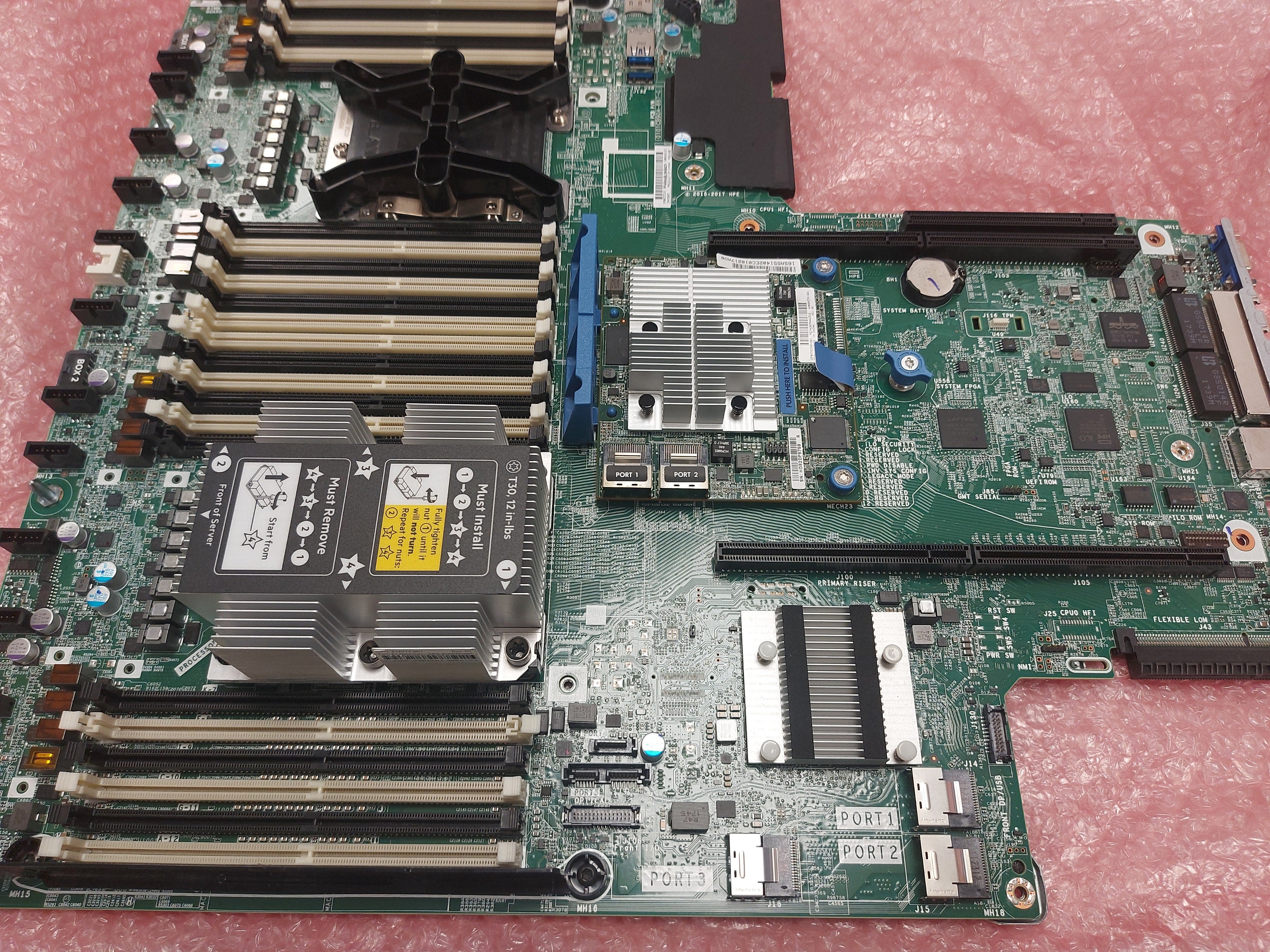 HP System Motherboard for ProLiant DL380 G10 ( 809455-001 875073-001 ) USED