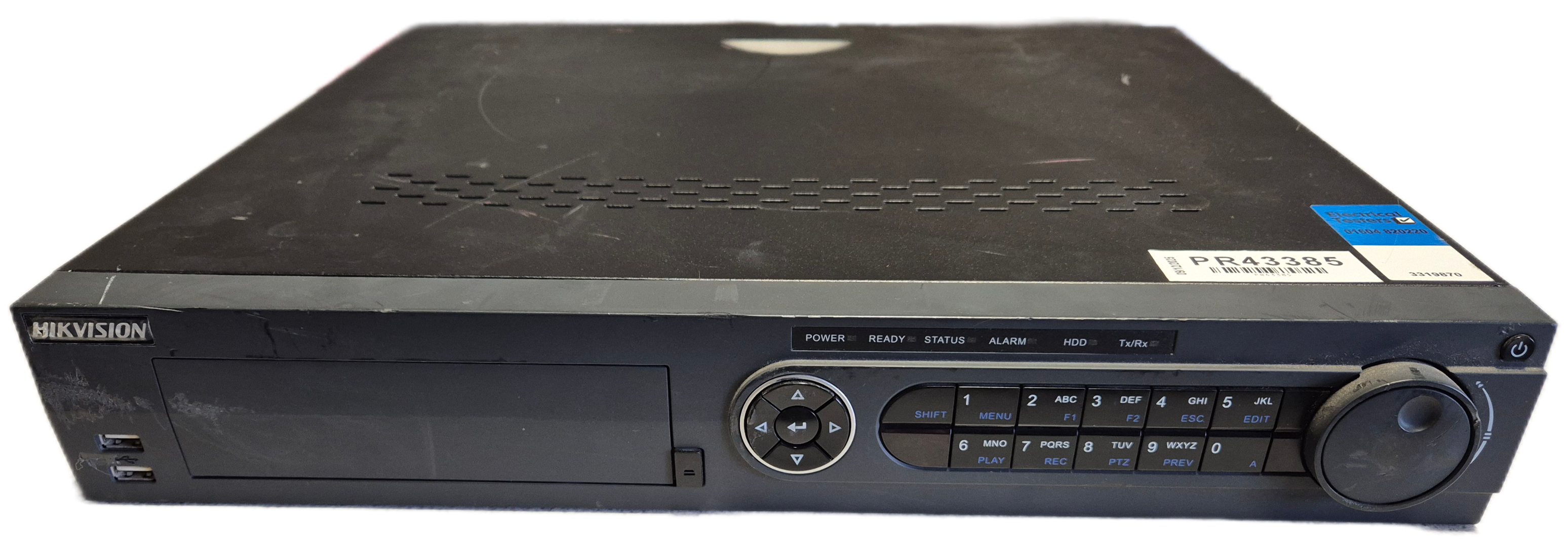 HIKVision 16 Channel Turbo HD DVR - 2x6GB HDD - password reset - DVD require new band ( DS-7316HUHI-F4 ) USED