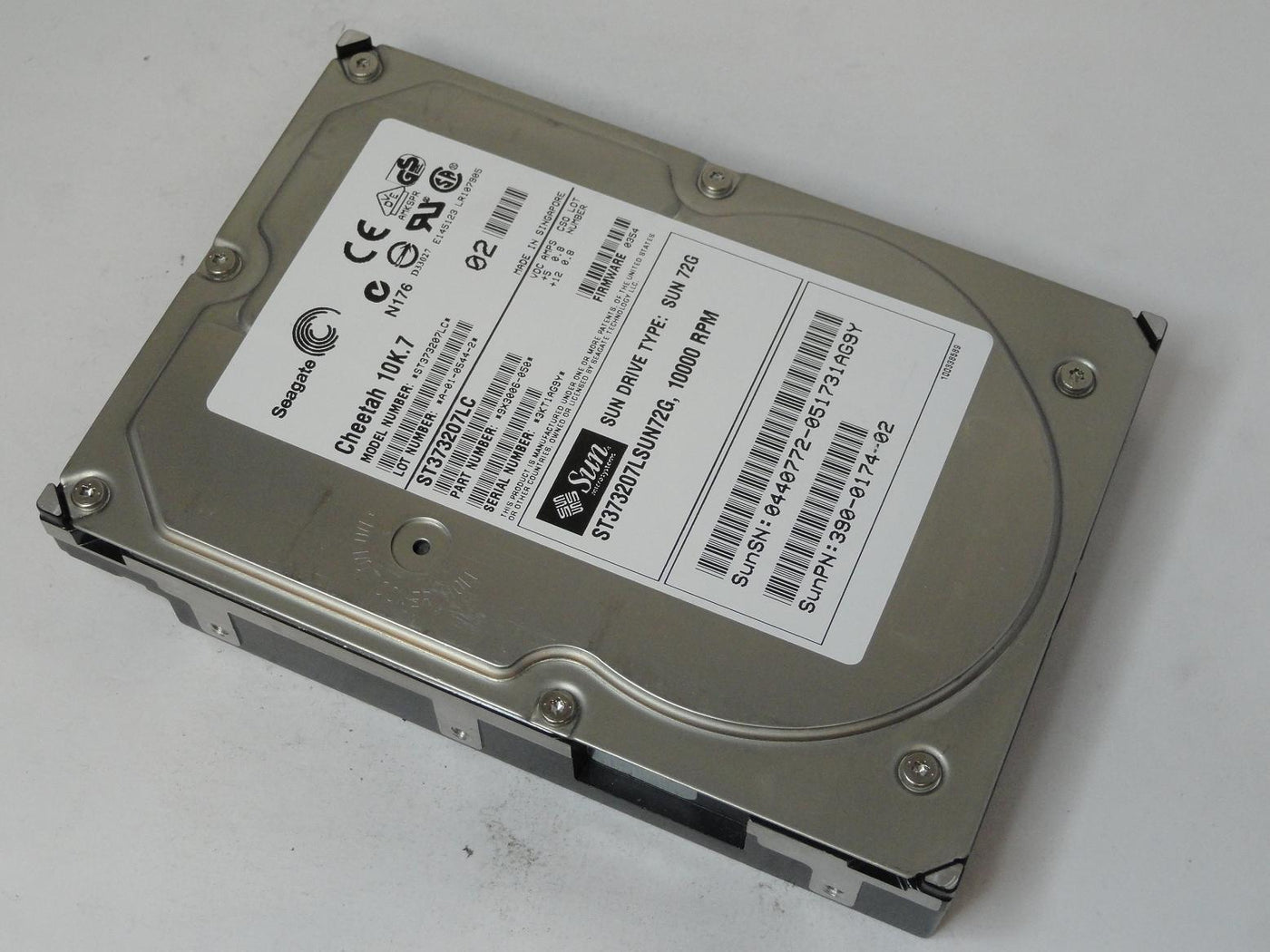 9X3006-050 - Seagate Sun 73GB SCSI 80 Pin 10Krpm 3.5in Cheetah 10K.7 HDD - Refurbished