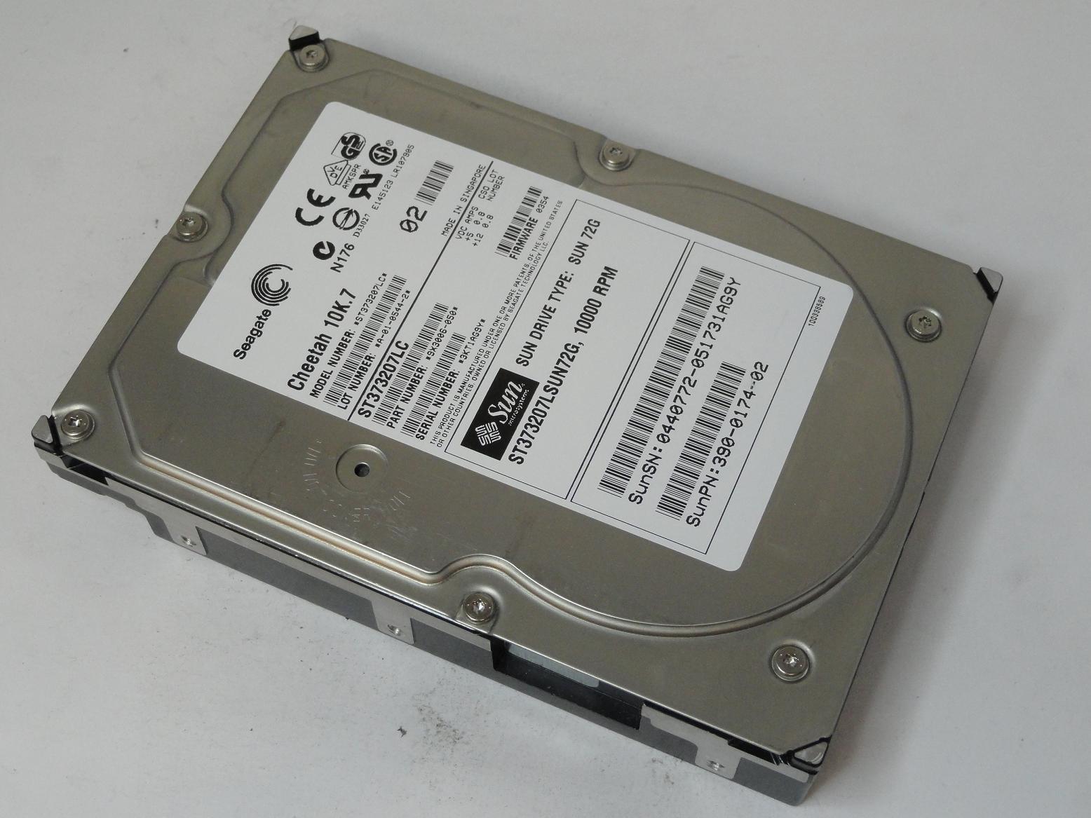 9X3006-050 - Seagate Sun 73GB SCSI 80 Pin 10Krpm 3.5in Cheetah 10K.7 HDD - Refurbished