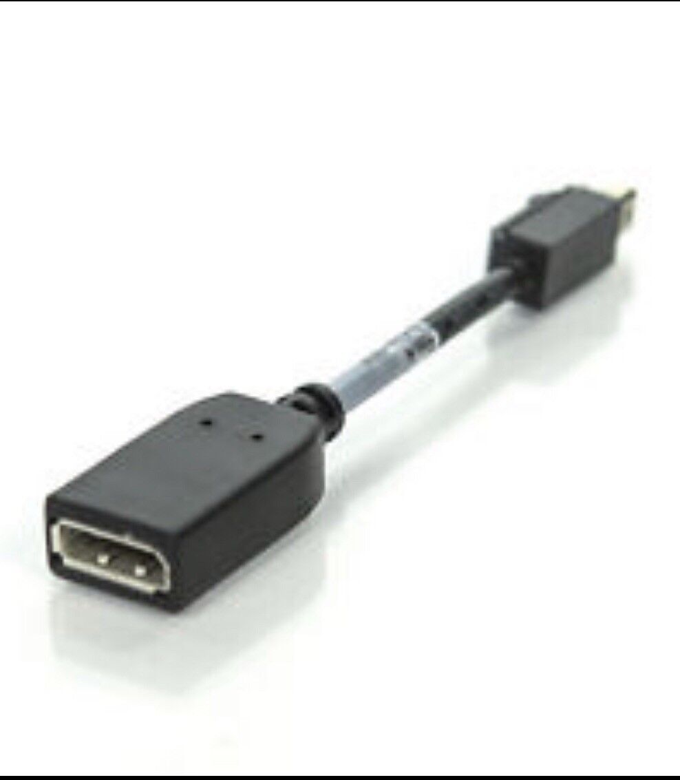 HP Single Mini DisplayPort to DisplayPort Adapter Cable ( 703216-001 708463-001 ) NEW