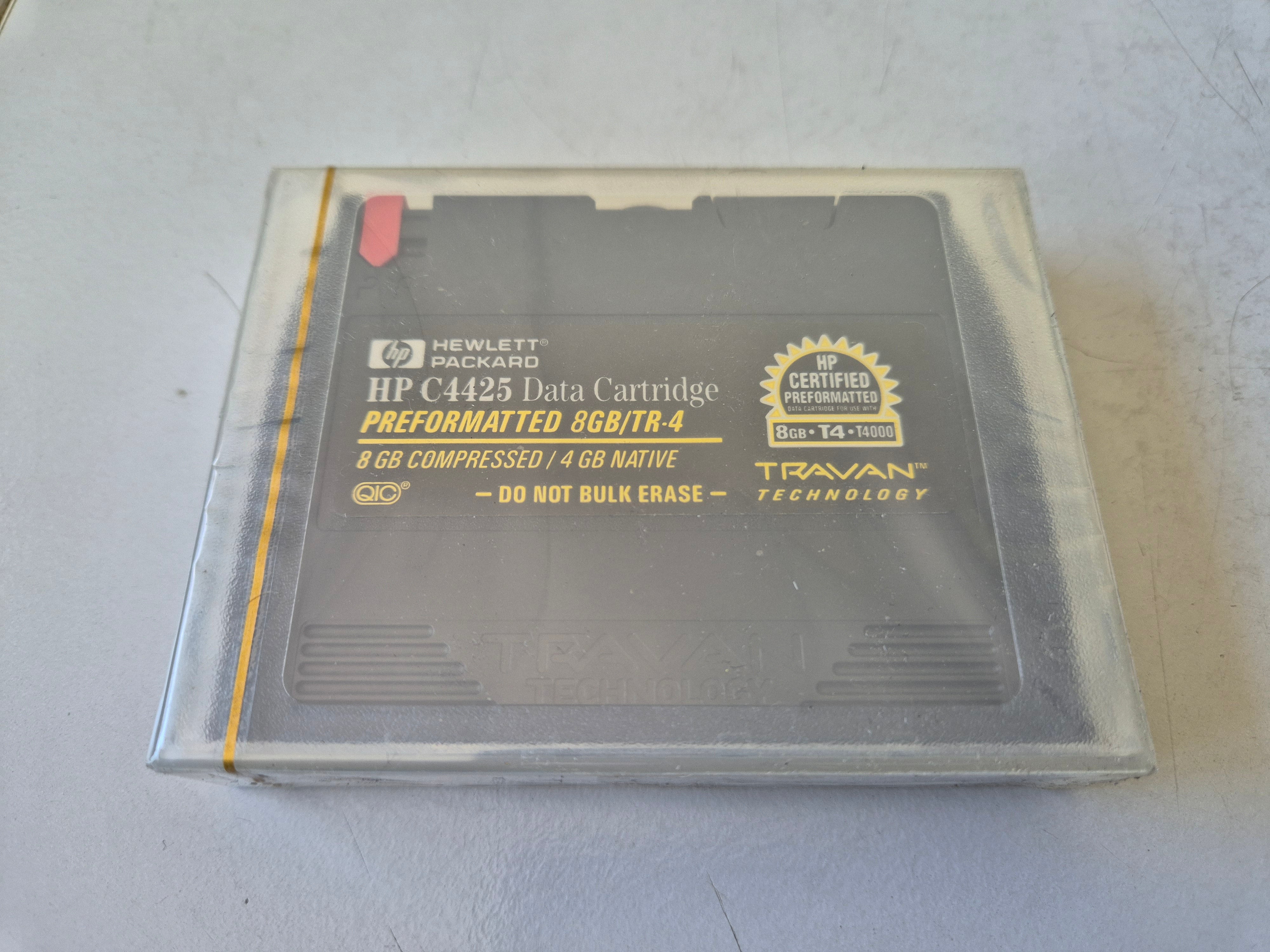 5x 8GB/TR-4 HP Data Cartridges ( C4425D ) NOB