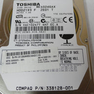 PR23966_HDD2193_Toshiba Compaq 40GB IDE 5400rpm 2.5in HDD - Image2