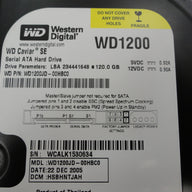 Western Digital 120Gb SATA 7200rpm 3.5in HDD ( WD1200JD WD1200JD-00HBC0 ) USED