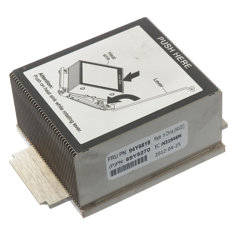IBM System X3650 M4 Heatsink ( 94Y6618 69Y5270 ) NEW