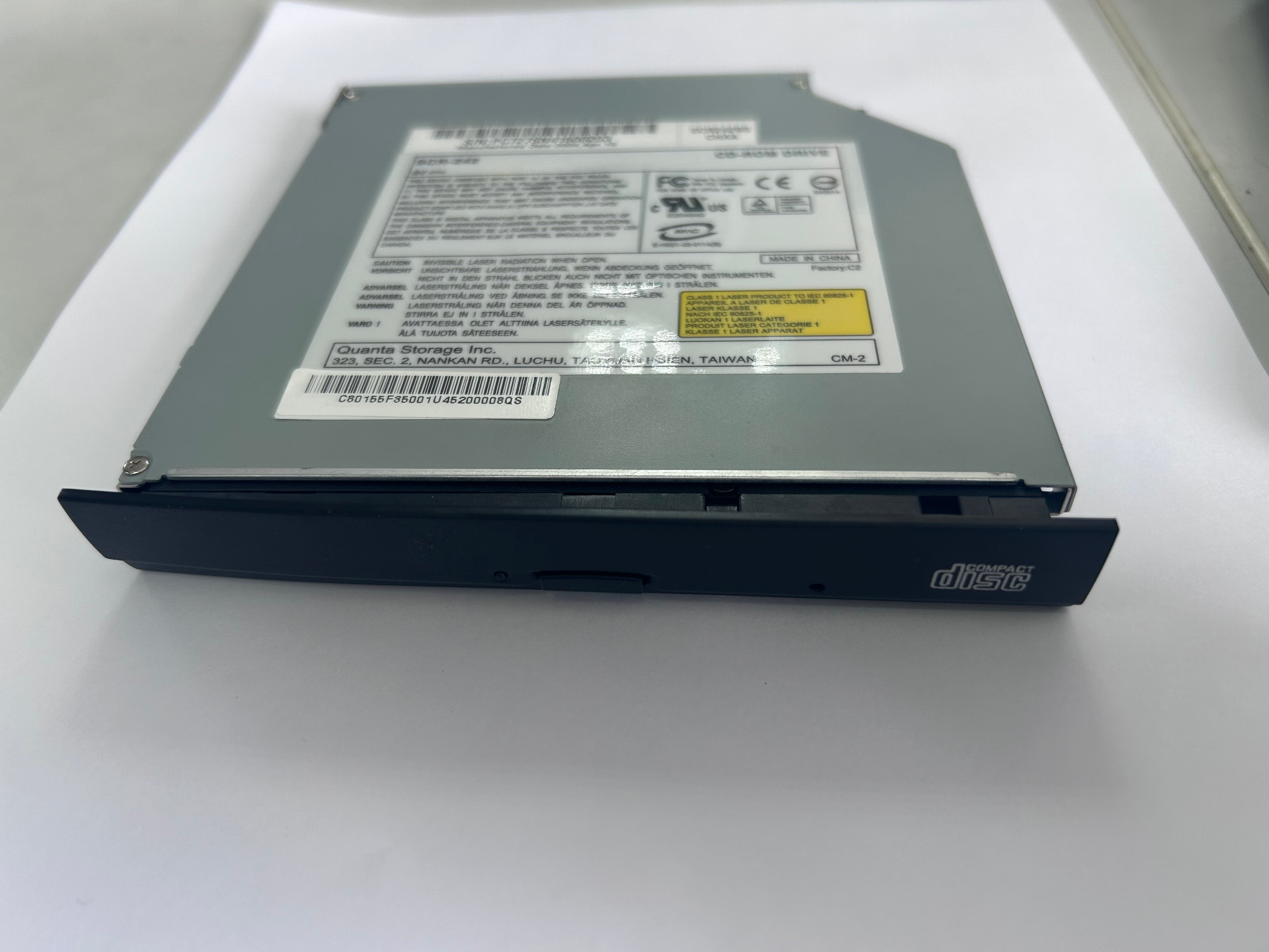 Quanta Storage CD-ROM Drive 24X ( SCR-242 SCR242BS ) REF