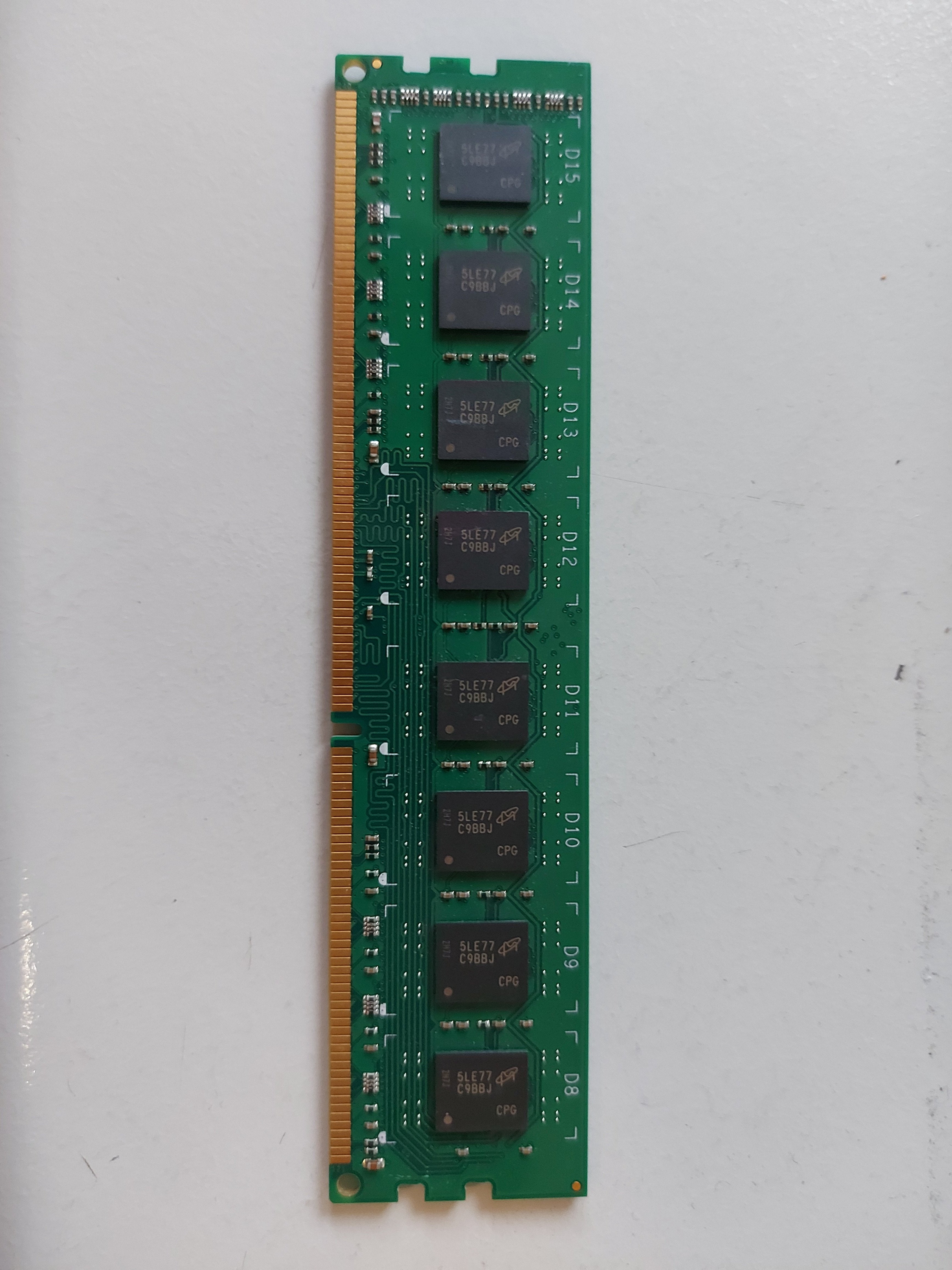 Crucial 4GB PC3-12800 DDR3 nonECC Unbuffered CL11 DIMM CT51264BA160B.C16FER2