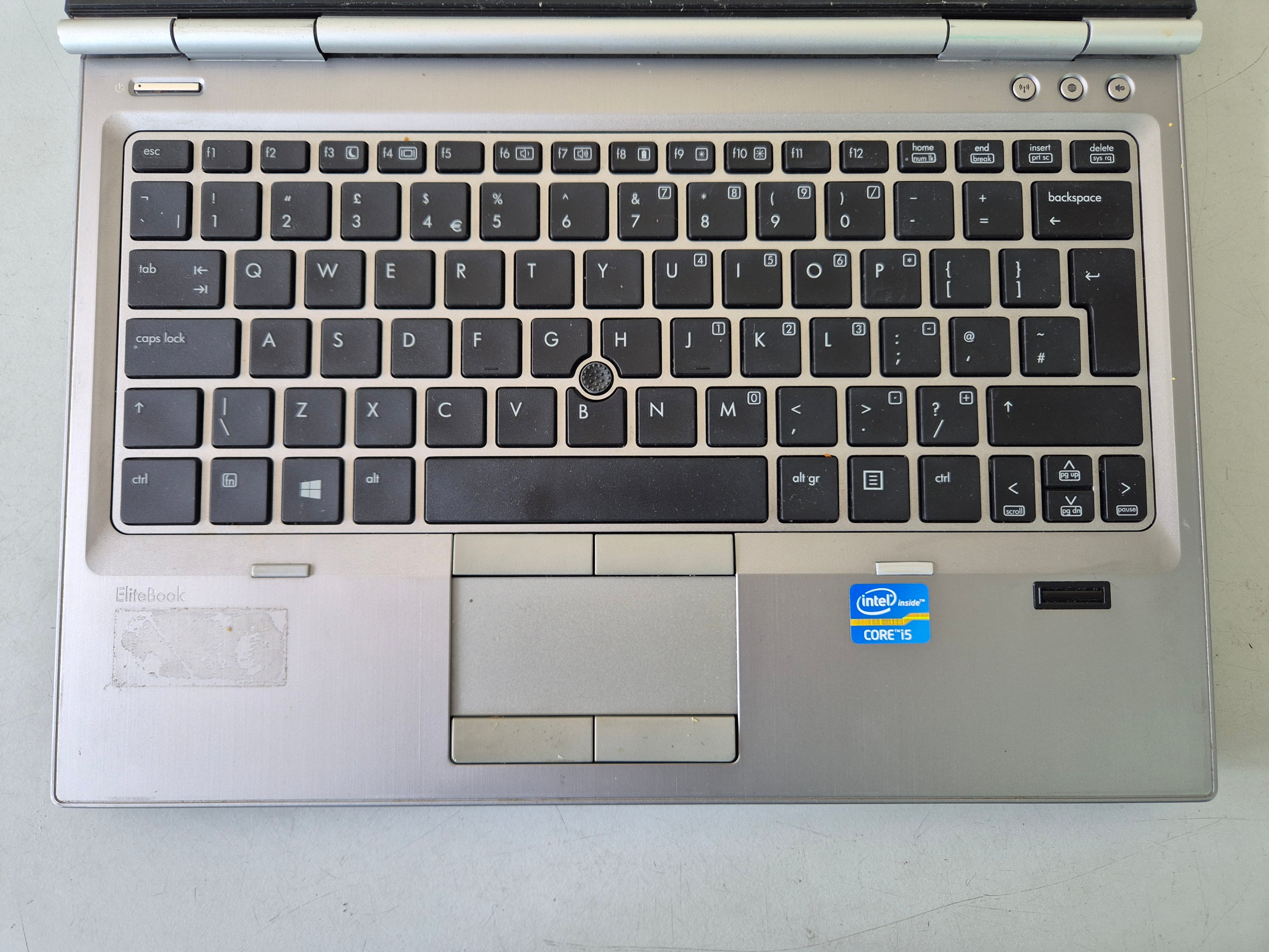 HP EliteBook 2570p NO HD NO OS 2GB RAM i5 12.5" SPR - BIOS Locked